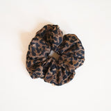 Dark Leopard Scrunchie