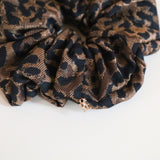 Dark Leopard Scrunchie