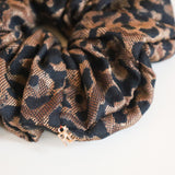 Dark Leopard Scrunchie
