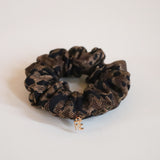 Dark Leopard Mini Scrunchie