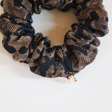 Dark Leopard Mini Scrunchie