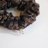 Dark Leopard Mini Scrunchie