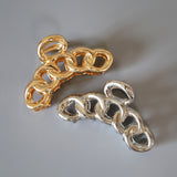 Silver Chain Hair Clip