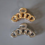Silver Chain Hair Clip