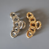 Silver Chain Hair Clip