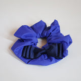Swish Ribbon Scrunchie Blue-Navy