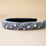 Slender Headband Blue Grey