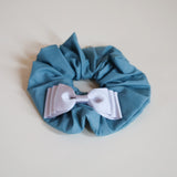 Swish Ribbon Scrunchie Dusty green-Grey