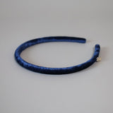 Tight Headband Velour Navy