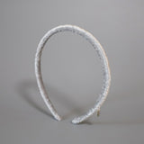 Tight Headband Velour Silver