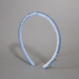 Tight Headband Velour Lt.Blue