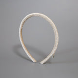 Tight Headband Velour Beige