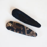 RE Hair Pin Brown Leopard