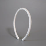 Tight Headband Velour White