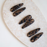 RE Hair Pin Brown Leopard