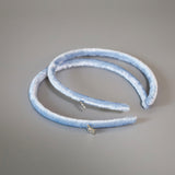 Tight Headband Velour Lt.Blue