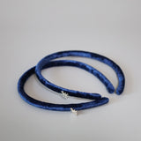 Tight Headband Velour Navy