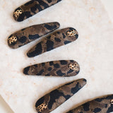 RE Hair Pin Brown Leopard
