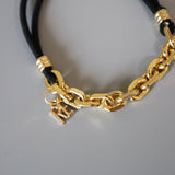 Gold Mix Chain Hair Pony