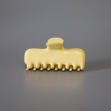 Cream Yellow Gloss Hair Clip