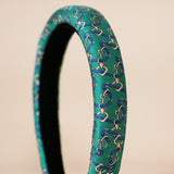 Slender Headband Green Blue No Studs