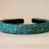 Slender Headband Green Blue No Studs