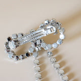 Crystal Ribbon Barrette