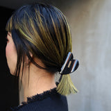 Graphite Black Heart Clip