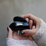 Graphite Black Heart Clip