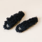 Black Moko Fur Hair Pin