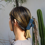 Midnight Navy Gloss Hair Clip