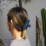 Midnight Navy Gloss Hair Clip