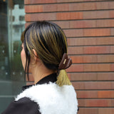 Cocoa Brown Heart Clip