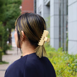 Cream Yellow Gloss Hair Clip