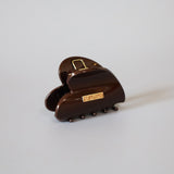 Cocoa Brown Heart Clip