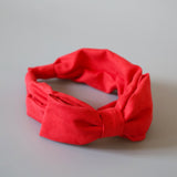 Red Big Ribbon Headband