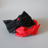 Black Big Ribbon Headband