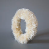 White Fur Headband