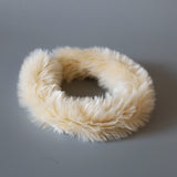 White Fur Headband