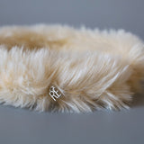 White Fur Headband