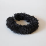 Black Fur Headband