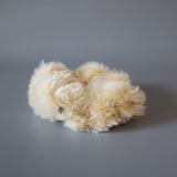 White Fur Scrunchie