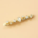 Straight Hair Clip Lt. Yellow Gold