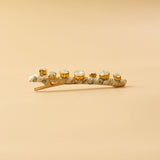 Straight Hair Clip Lt. Yellow Gold