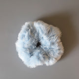 Lt.Blue Fur Scrunchie