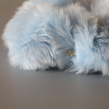 Lt.Blue Fur Scrunchie