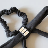 Big Black Ribbon Hair Pony