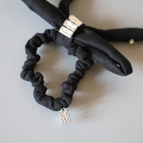 Big Black Ribbon Hair Pony