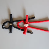 Big Black Ribbon Hair Pony