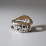 Silver Mouth Hair Clip